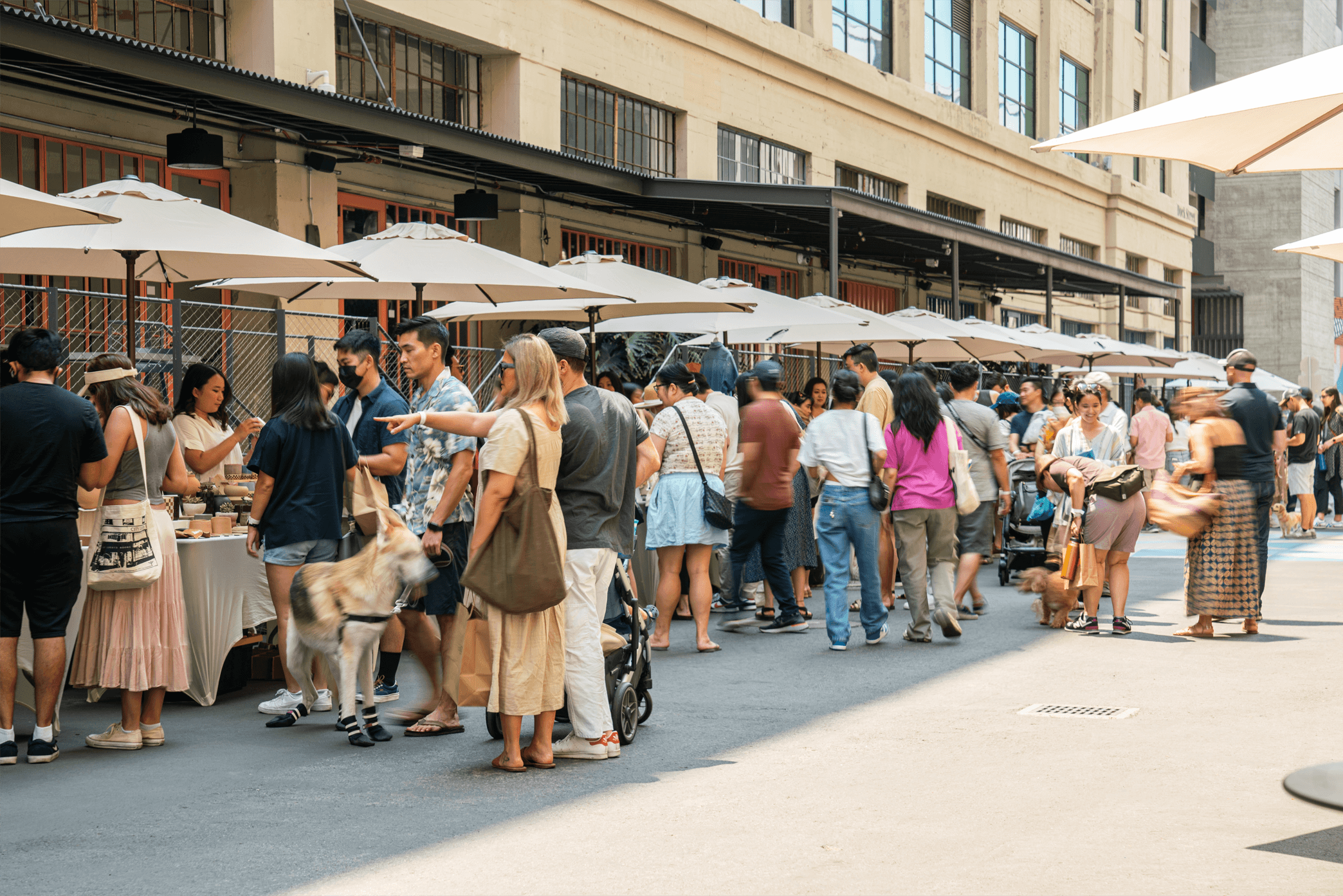 Pop-up market event